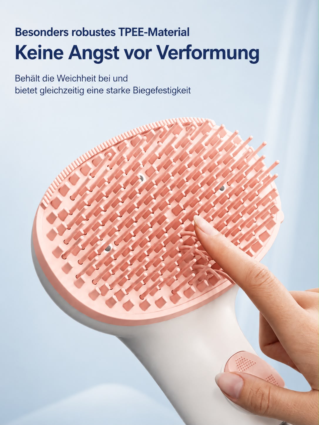 PawFlow 3-in-1 Dampfbürste für Hunde & Katzen – Reinigen, Massieren & Entfilzen