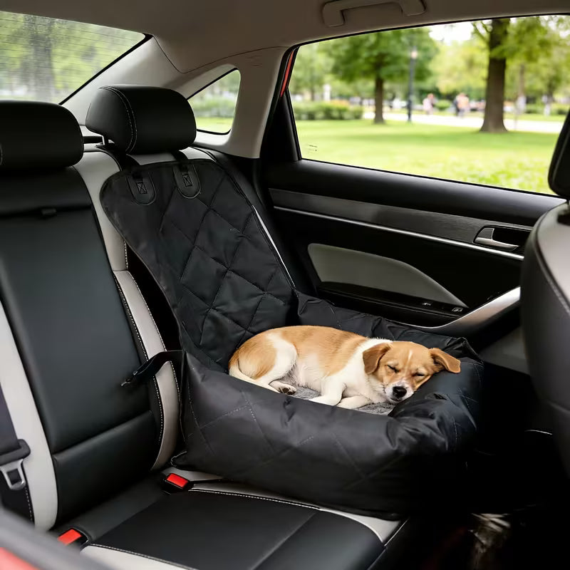 PawFlow™ Autositz-Hundebett Premium