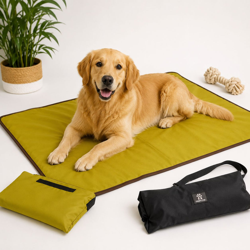 PawFlow Outdoor-Haustierdecke – Wasserabweisend, Faltbar & Tragbar