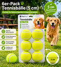 PawFlow™ Tennisball-Set für Ballwurfgeräte (6er-Pack)