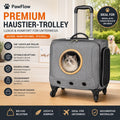 PawFlow Premium Haustier-Trolley mit 360°-Rollen