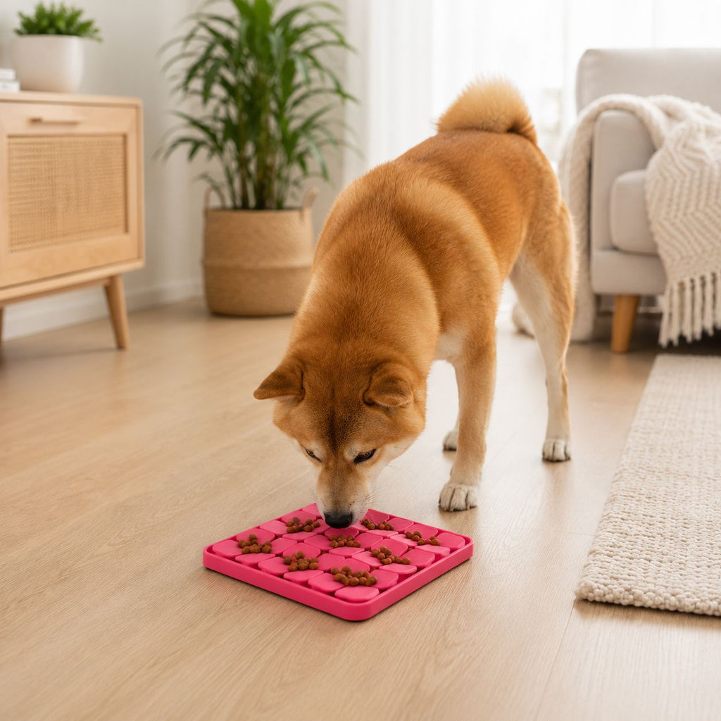 PawFlow Schleckmatte für Hunde & Katzen – Langsames Fressen & Beschäftigung