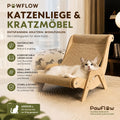 PawFlow Katzenliege & Kratzmöbel aus Sisal – Entspannen, Kratzen & Schlafen