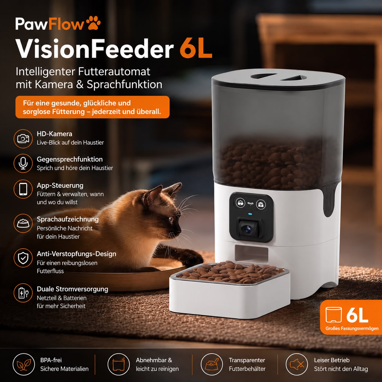 PawFlow VisionFeeder 6 L