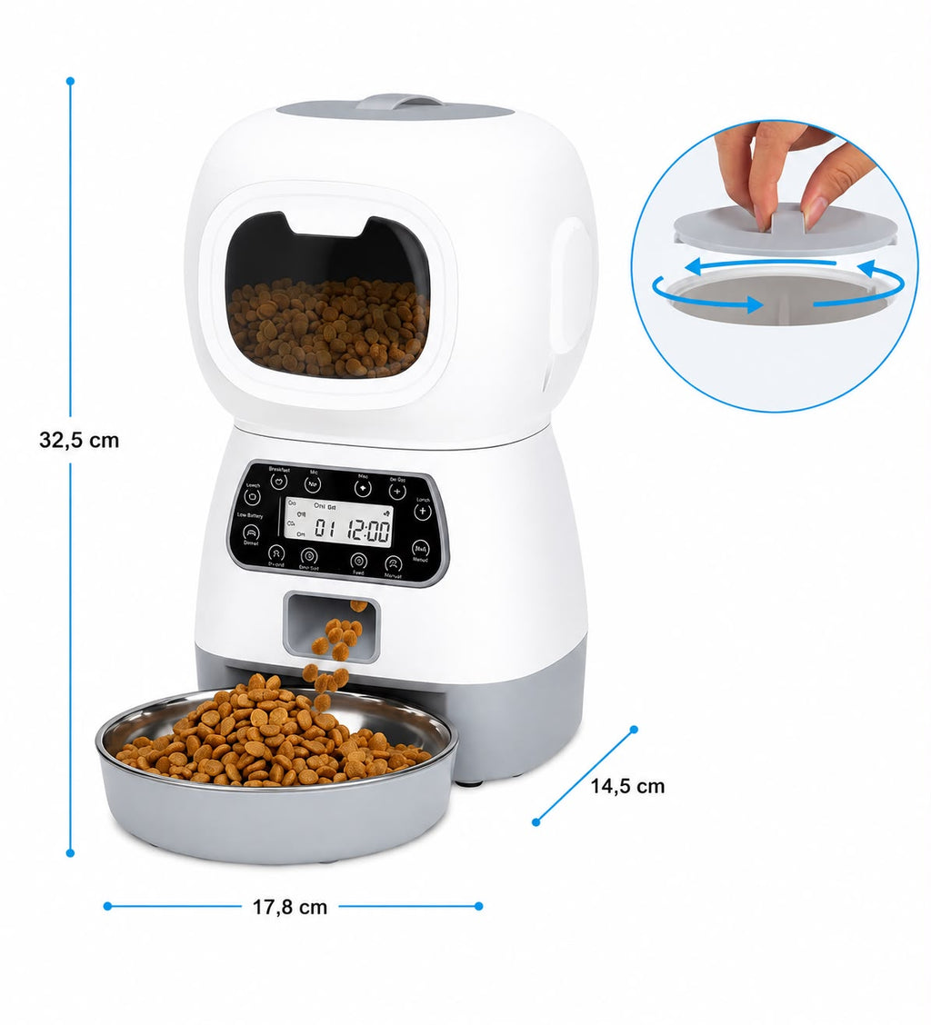 PawFlow SmartFeeder Pro – Automatischer Futterautomat