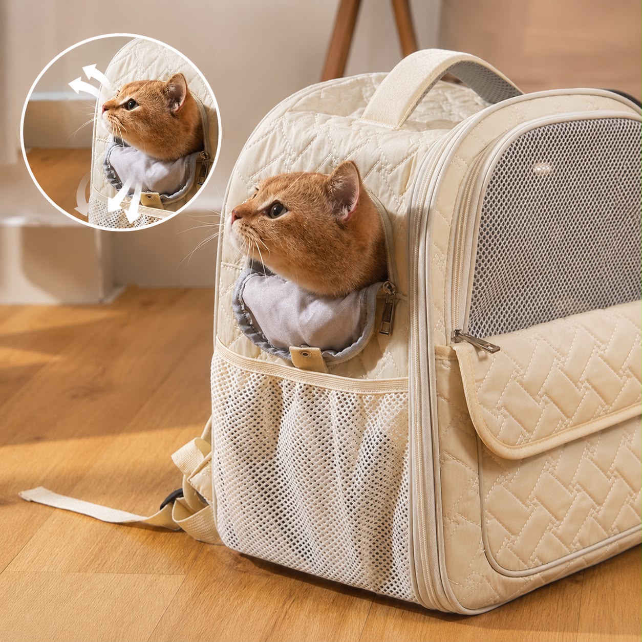 PawFlow Komfort-Rucksack – Atmungsaktiv & Komfortabel