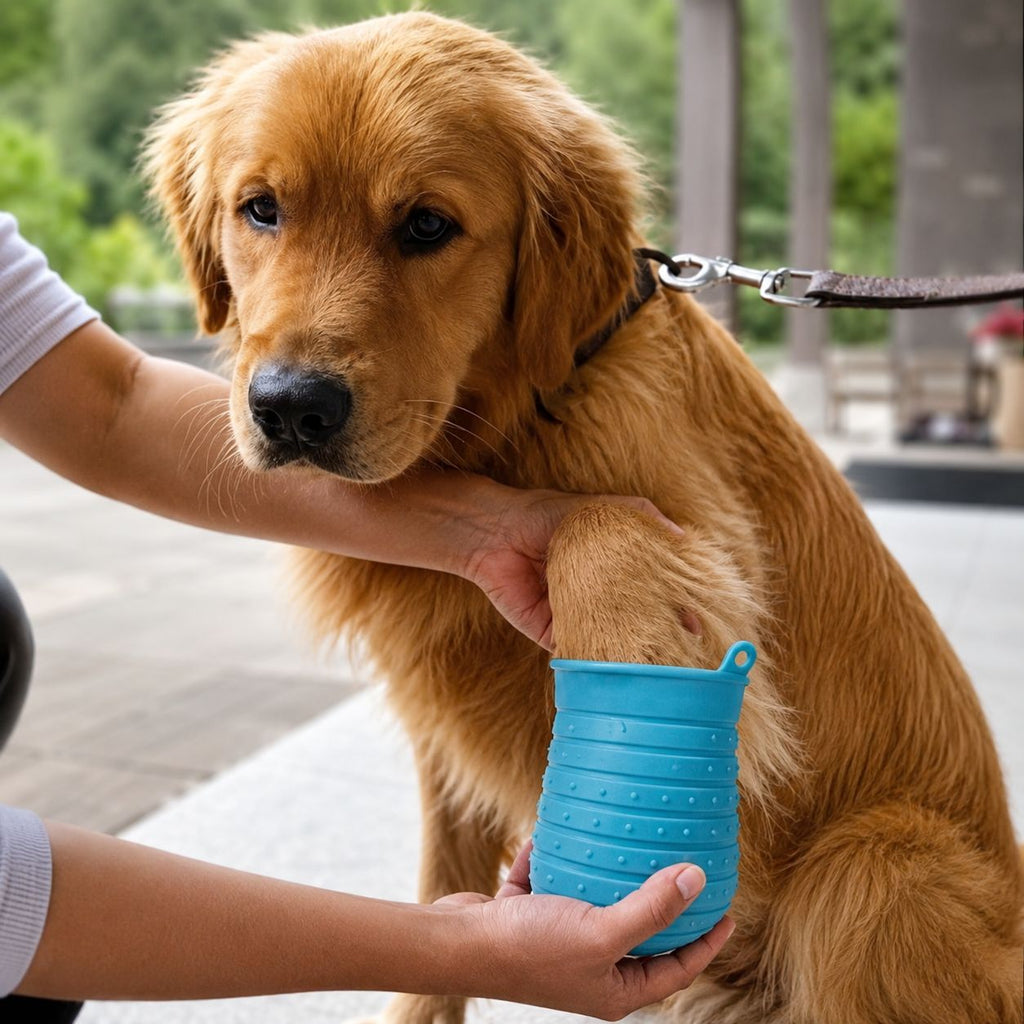 PawFlow™ Pfotenreiniger für Hunde – Saubere Pfoten in Sekunden