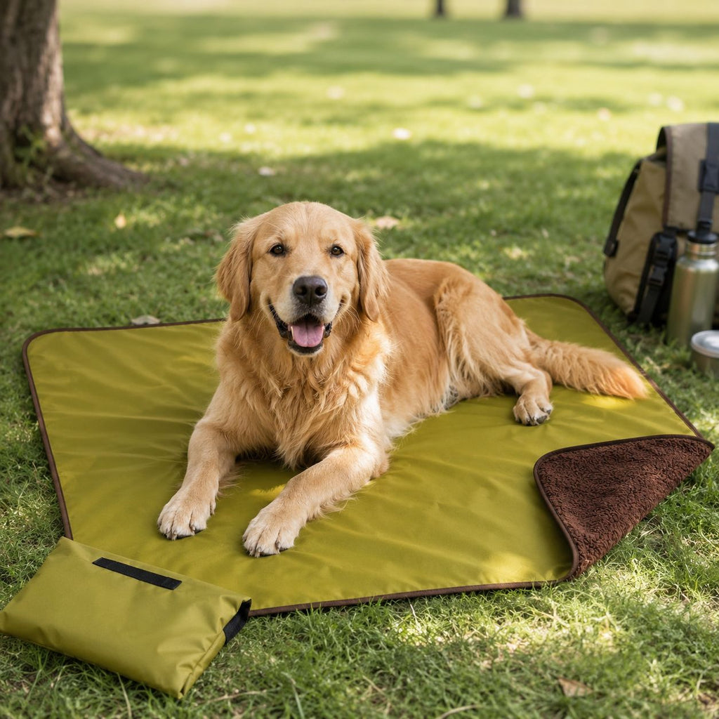 PawFlow Outdoor-Haustierdecke – Wasserabweisend, Faltbar & Tragbar