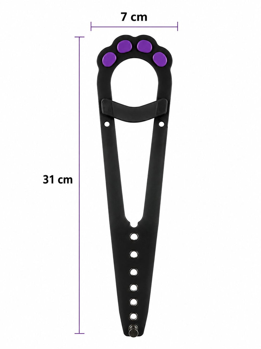 PawFlow Türhalter – Verstellbare Türsicherung mit Pfotendesign