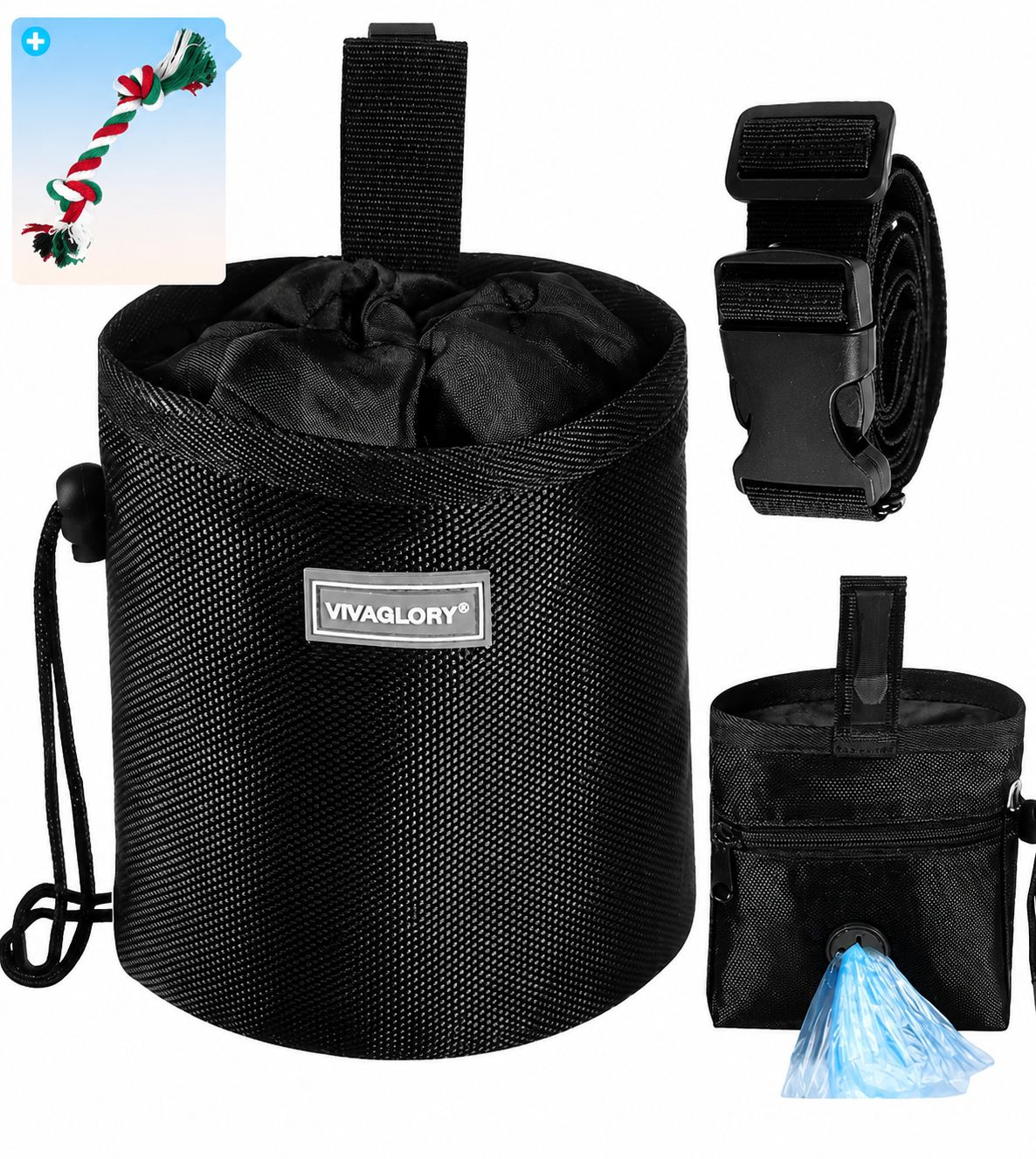PawFlow™ Leckerli-Tasche für Hunde – für Training & Spaziergänge