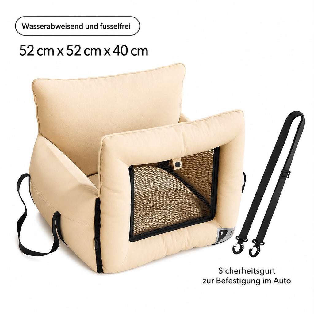 PawFlow Premium Auto-Haustiersitz