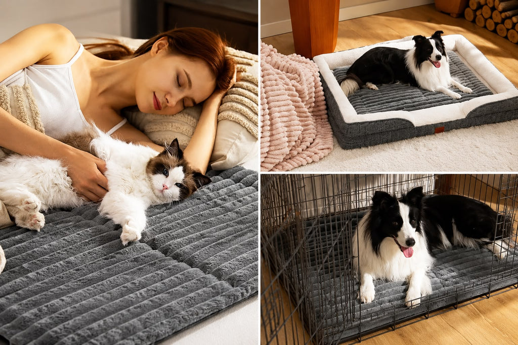 PawFlow Premium Kuschelmatte für Haustiere – Extra weich & gemütlich