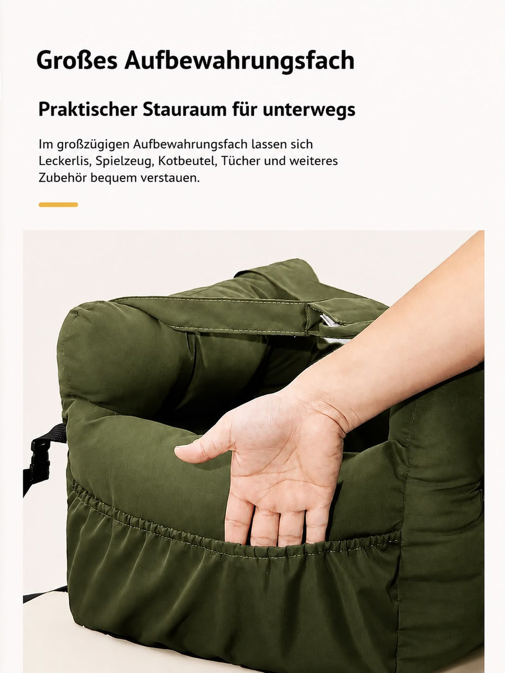 PawFlow Premium Auto-Hundesitz Comfort