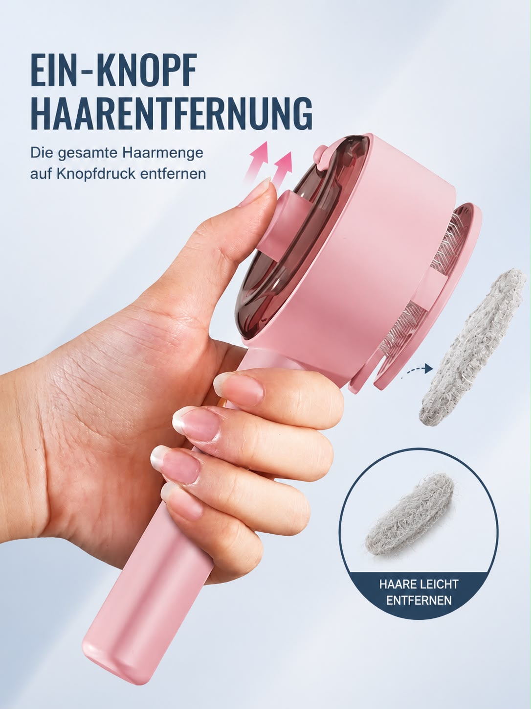 PawFlow Selbstreinigende Fellpflegebürste mit Sprühfunktion für Hunde & Katzen