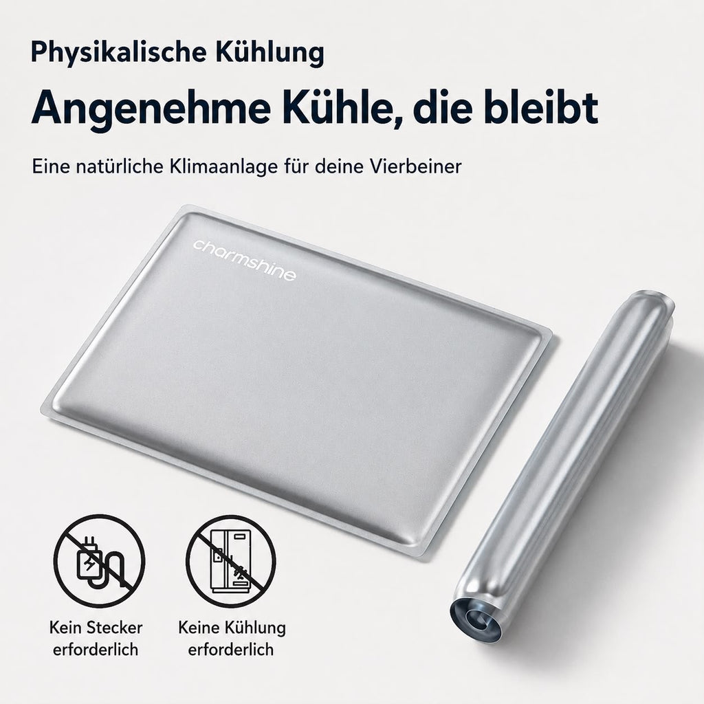 PawFlow Premium Gel-Kühlmatte für Hunde & Katzen – Selbstkühlend & besonders langlebig