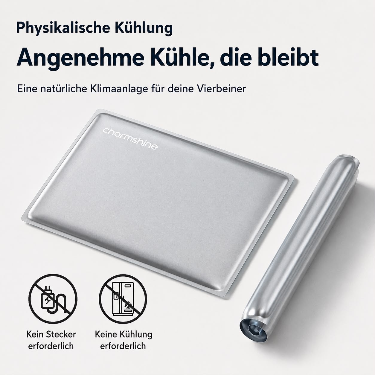 PawFlow Premium Gel-Kühlmatte für Hunde & Katzen – Selbstkühlend & besonders langlebig