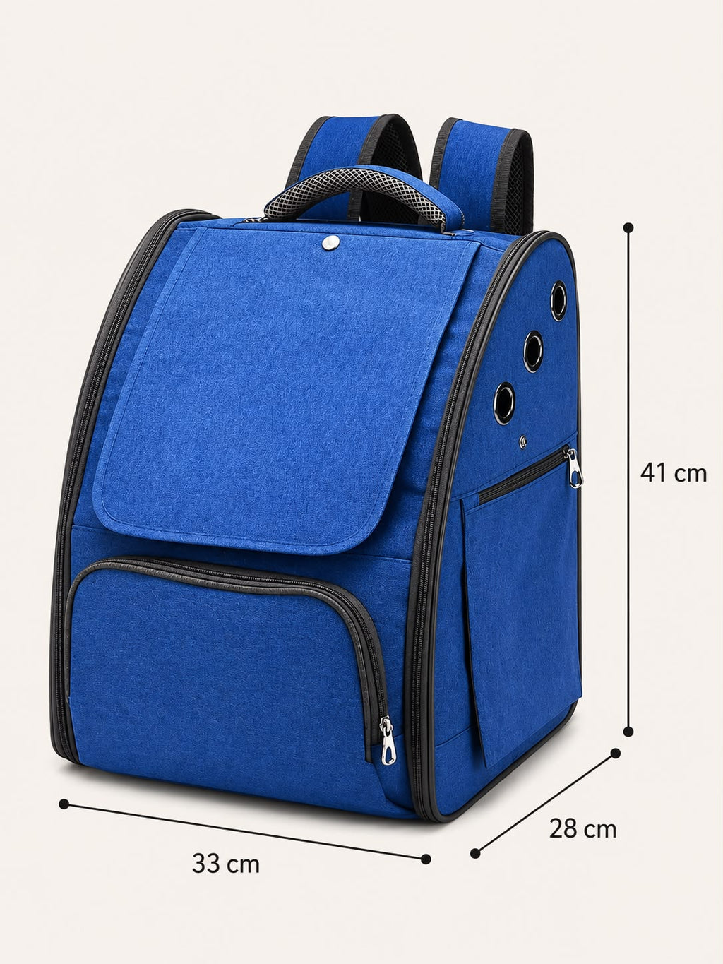 PawFlow Premium Haustier-Rucksack für Hunde & Katzen
