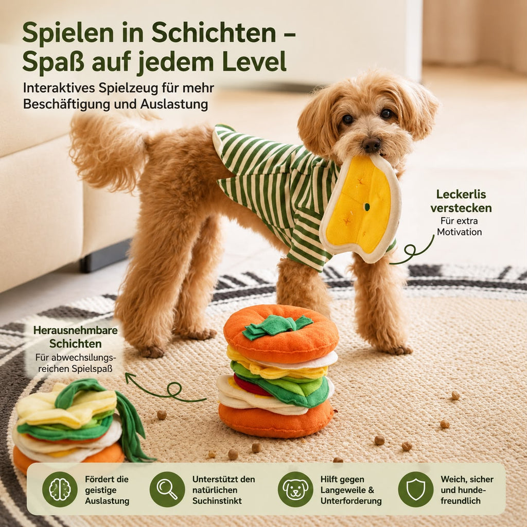PawFlow™ Schnüffel-Burger für Hunde