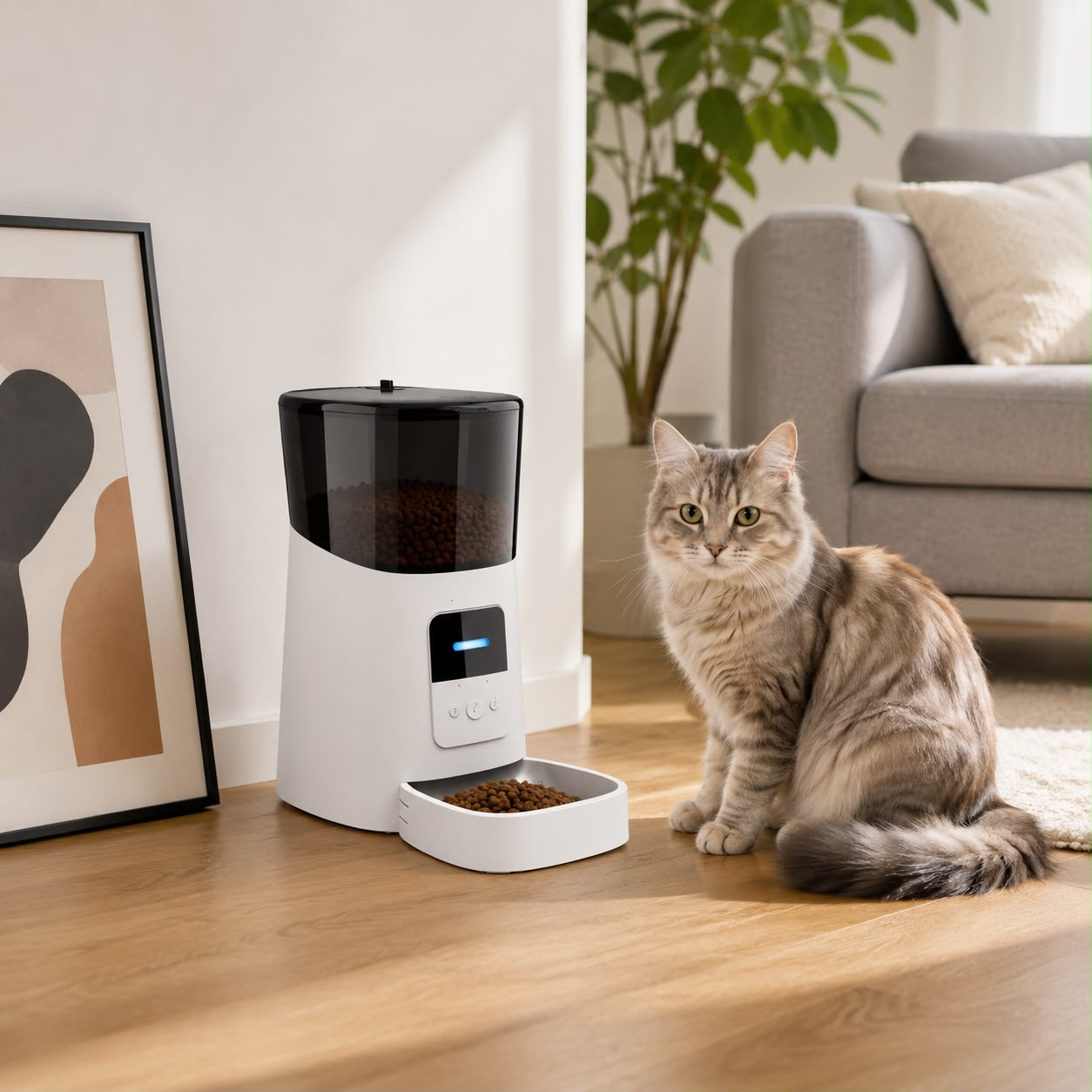 PawFlow SmartFeed – Automatischer Futterspender 6 L mit App-Steuerung