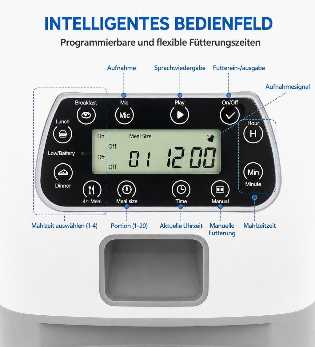 PawFlow SmartFeeder Pro – Automatischer Futterautomat