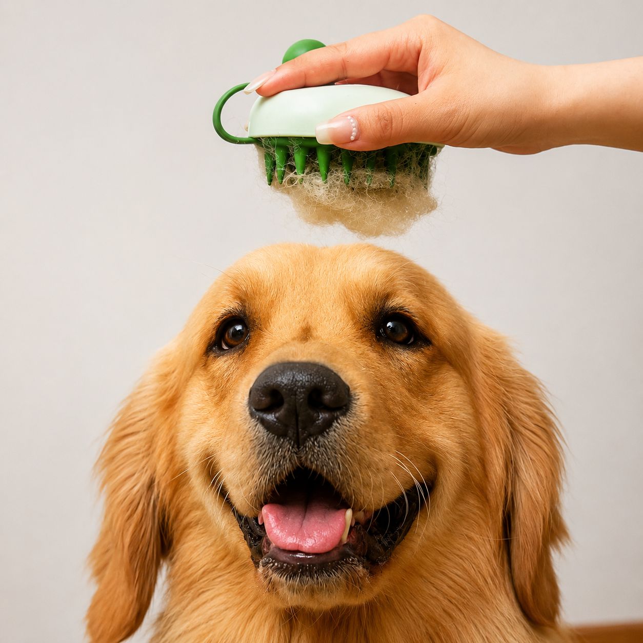 PawFlow Fellpflege- & Massagebürste für Hunde & Katzen – Sanft, effektiv & leicht zu reinigen