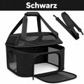 PawFlow Premium Faltbare Haustier-Transporttasche
