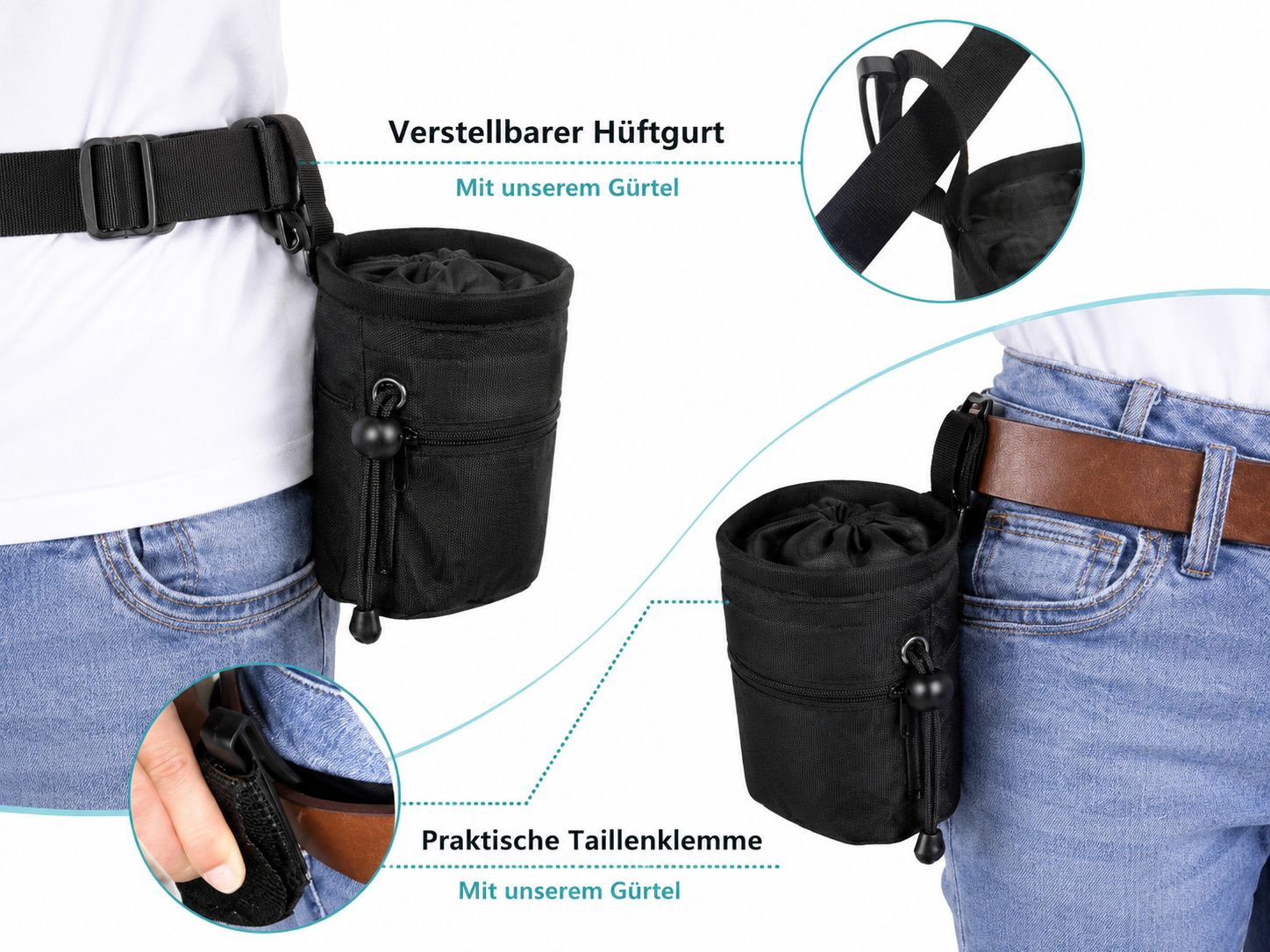 PawFlow™ Leckerli-Tasche für Hunde – für Training & Spaziergänge