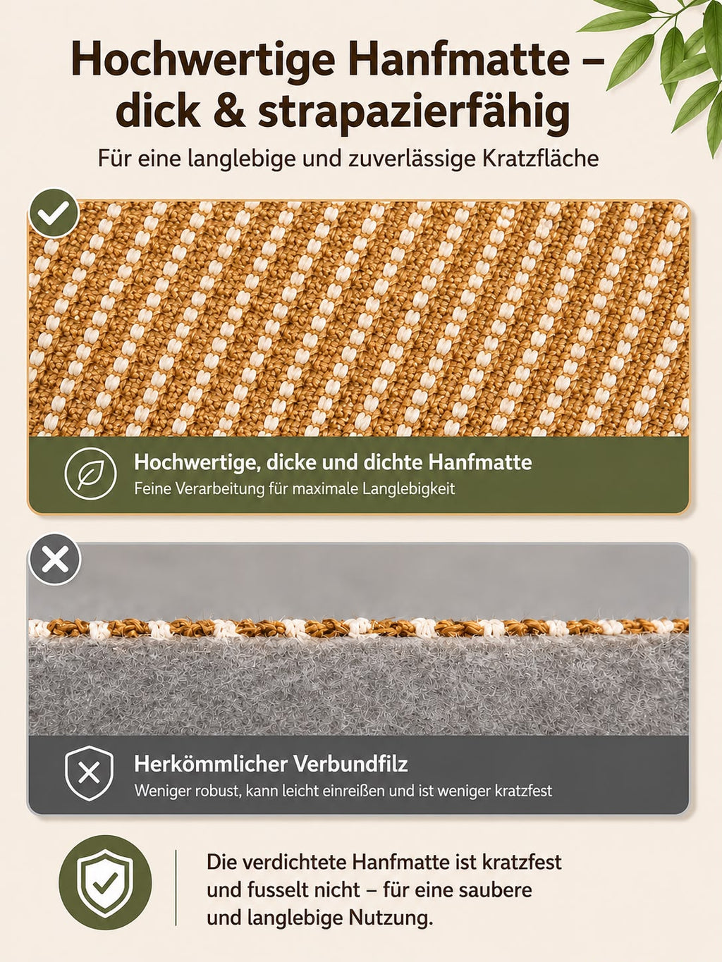PawFlow Katzen-Lounge mit Kratzflächen – Doppelstöckiger Rückzugsort aus Holz