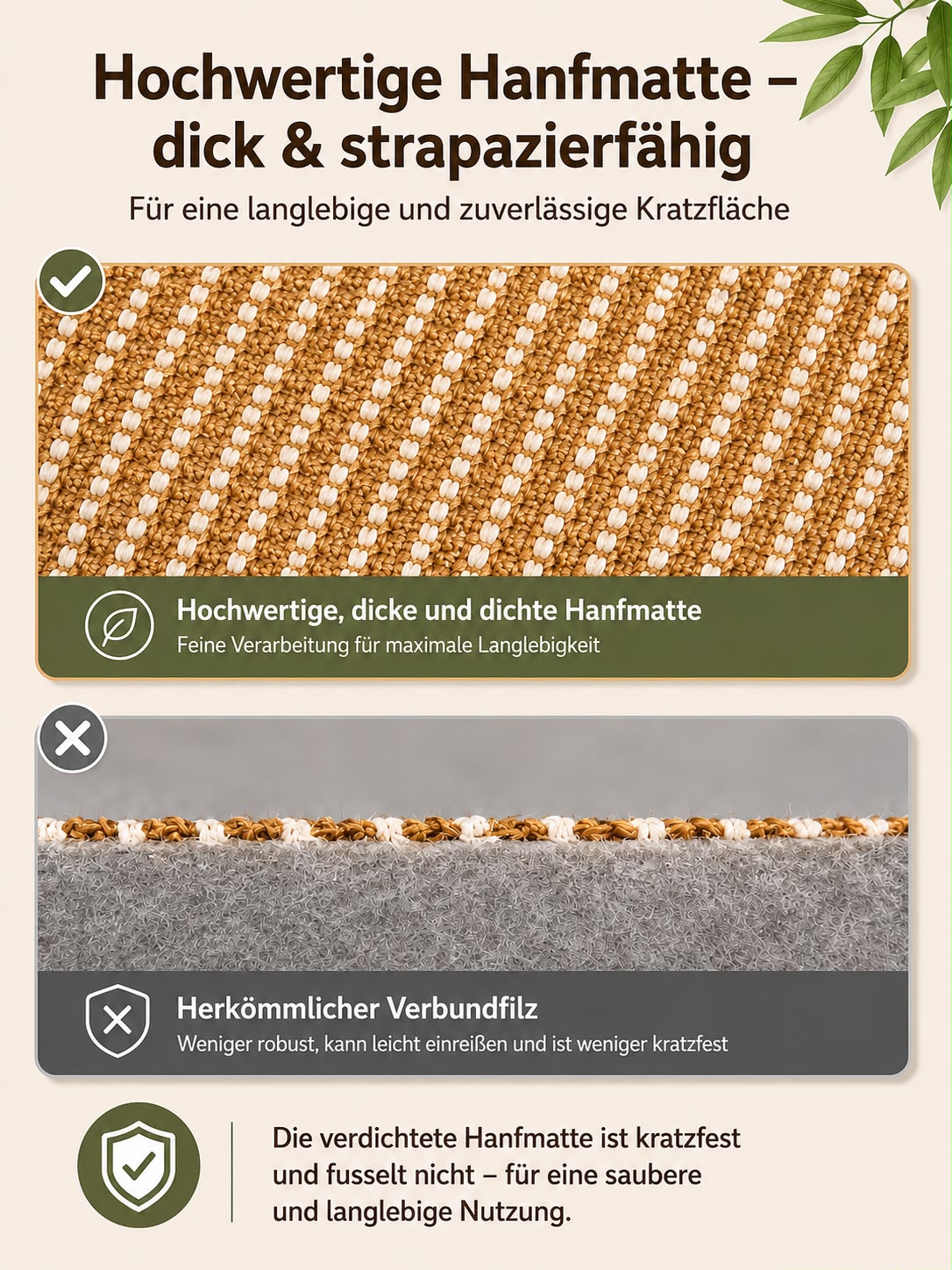 PawFlow Katzen-Lounge mit Kratzflächen – Doppelstöckiger Rückzugsort aus Holz