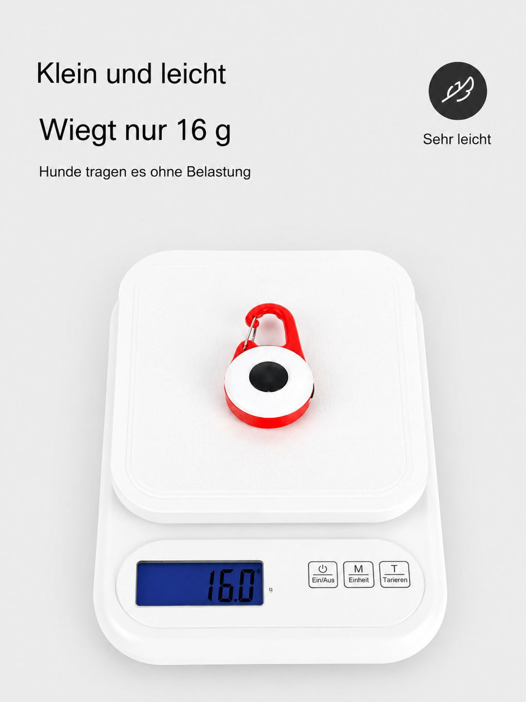 PawFlow™ LED-Sicherheitsanhänger für Hunde – Wiederaufladbar & Wasserdicht