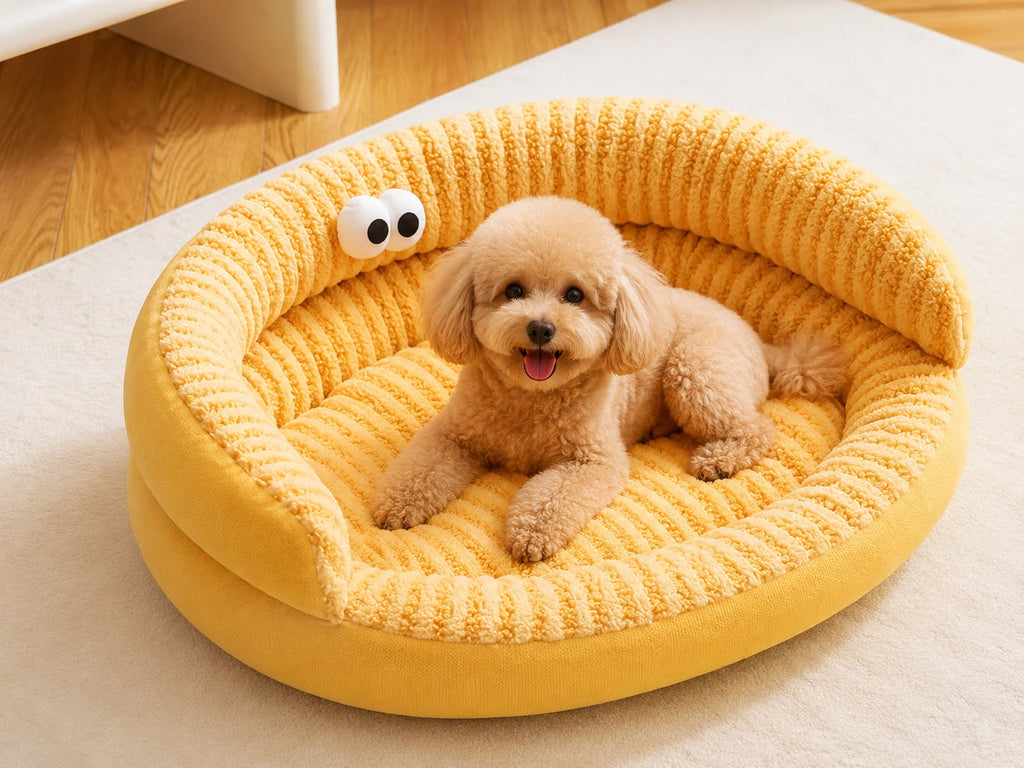 PawFlow Kuschelbett für Katzen & kleine Hunde
