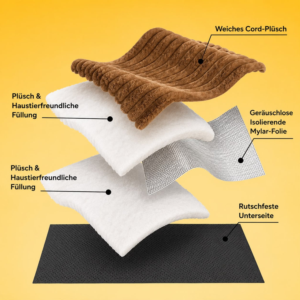 PawFlow Premium Kuschelmatte für Haustiere – Extra weich & gemütlich