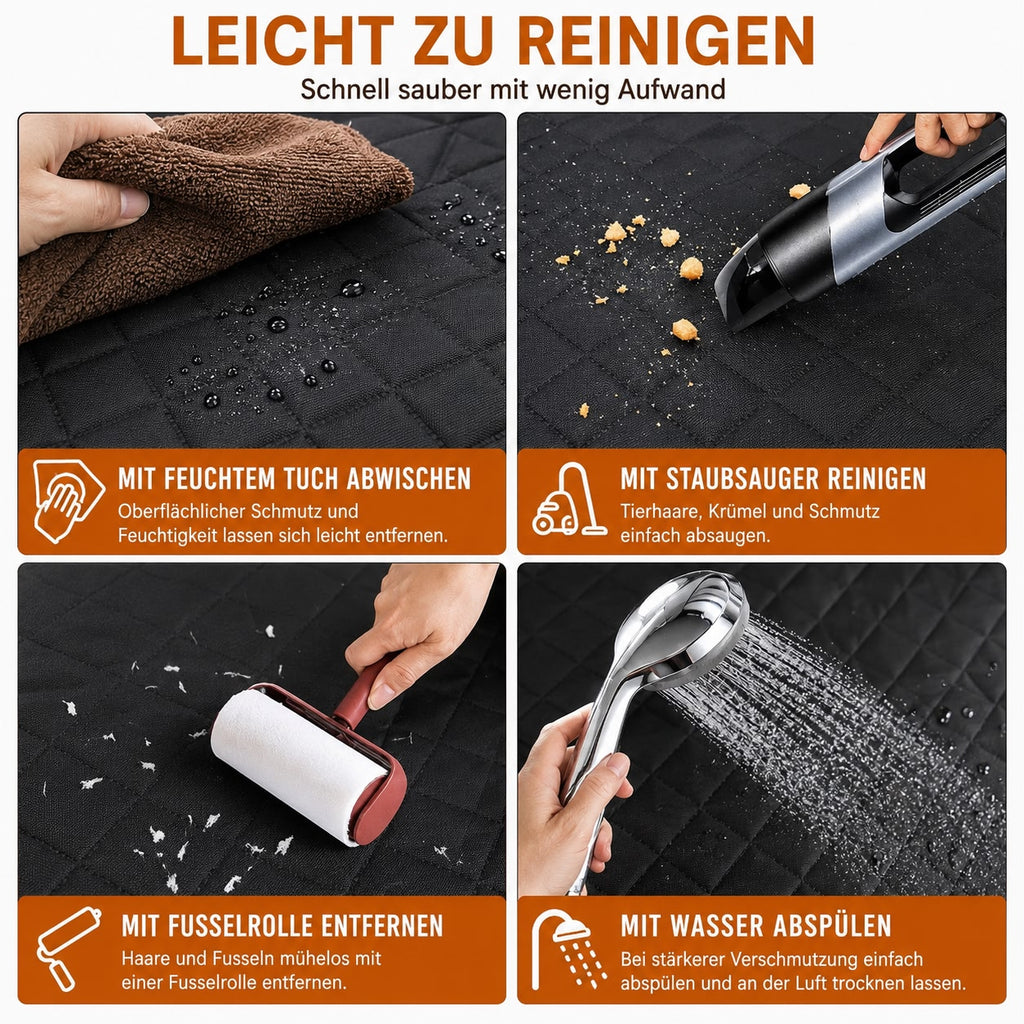 PawFlow™ Premium Autositzbezug für Hunde