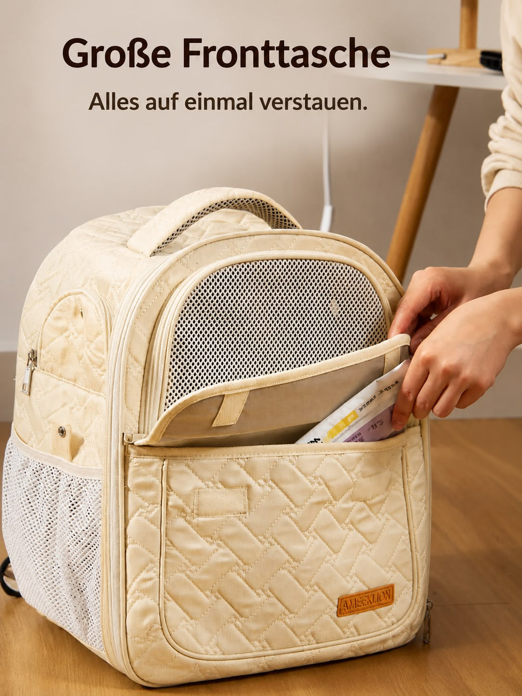 PawFlow Komfort-Rucksack – Atmungsaktiv & Komfortabel
