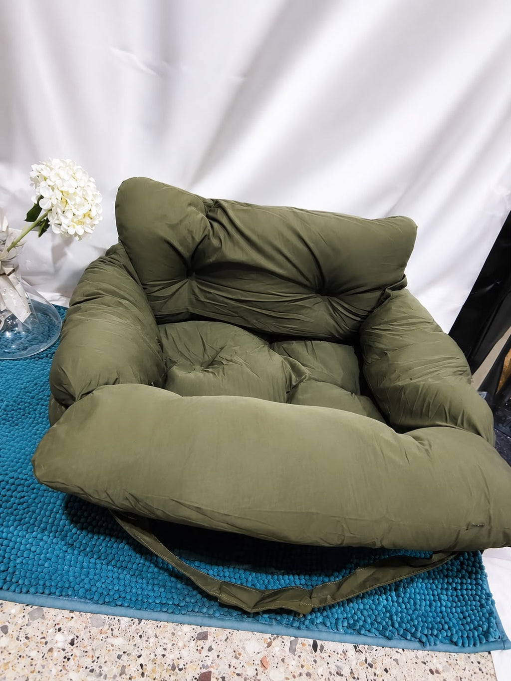 PawFlow Premium Reisebett & Autositz für Hunde
