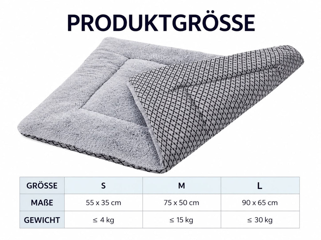 PawFlow Premium Kuschelbett für Hunde & Katzen – Waschbar & extra weich