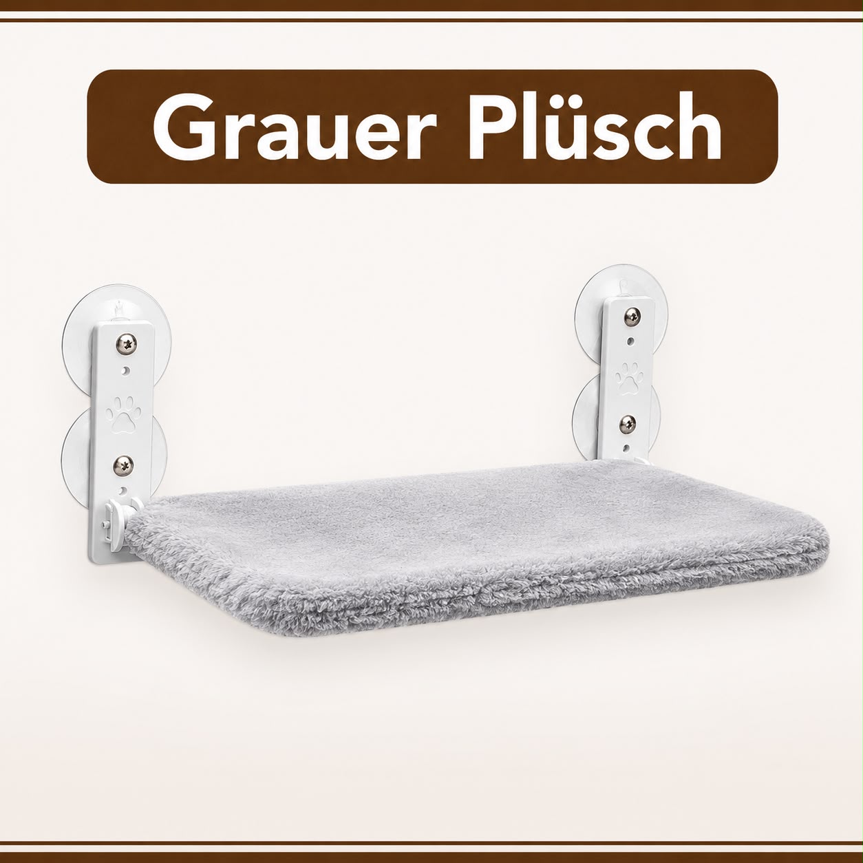 PawFlow Fenster-Katzenliege zum Klappen