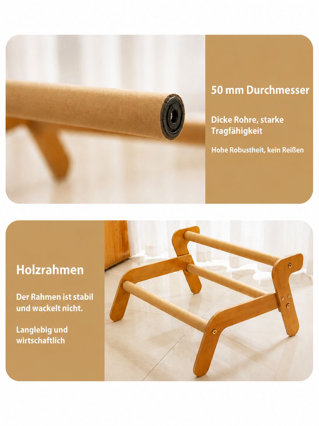 PawFlow Katzen-Kratzliege mit Holzgestell – Kratzen, Ruhen & Entspannen