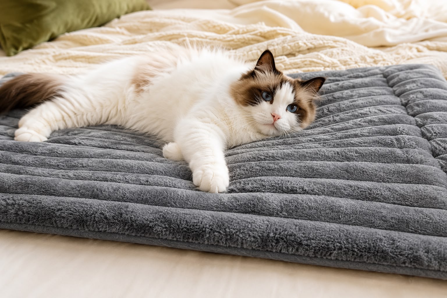 PawFlow Premium Kuschelmatte für Haustiere – Extra weich & gemütlich