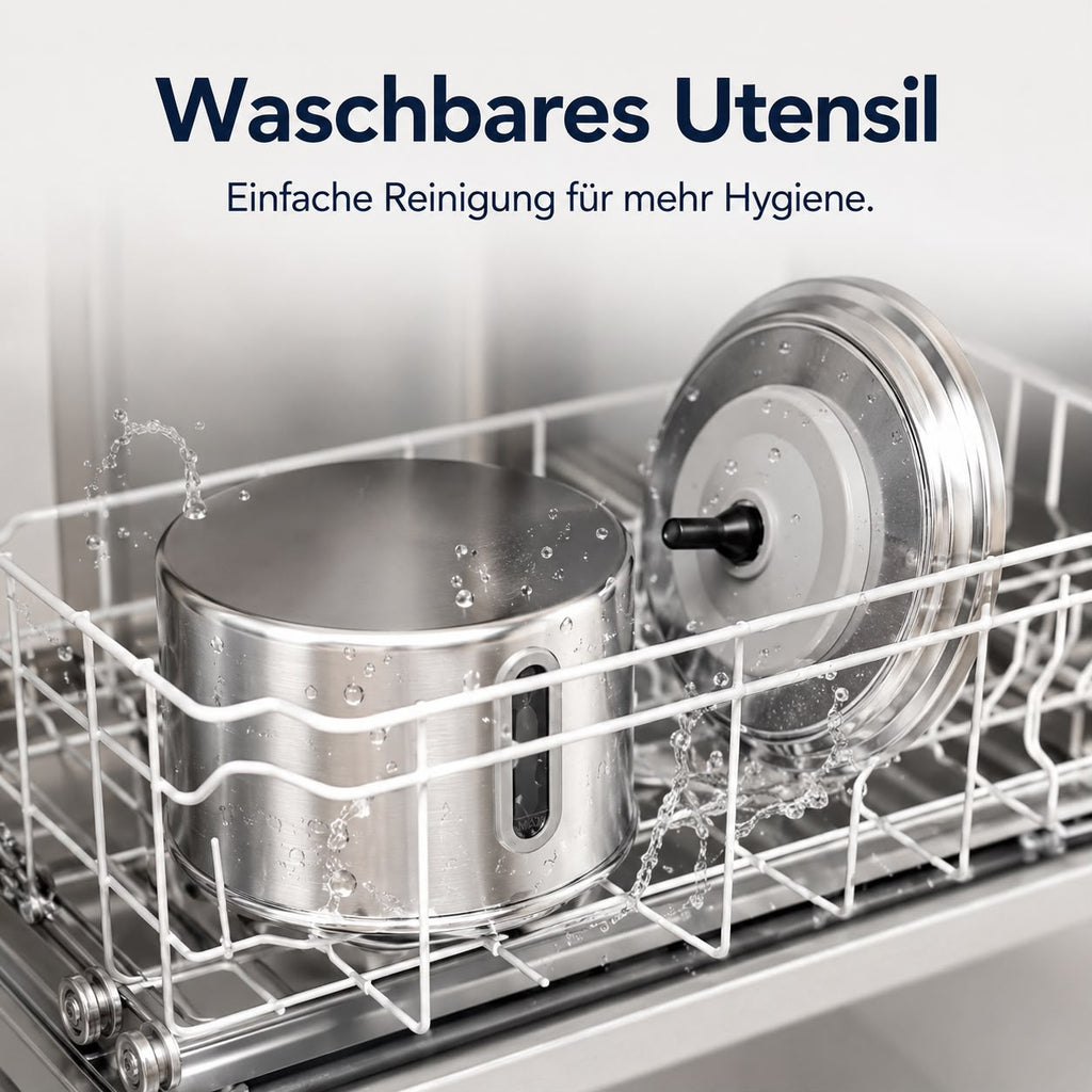 PawFlow Edelstahl-Trinkbrunnen 3 L mit 5 Ersatzfiltern