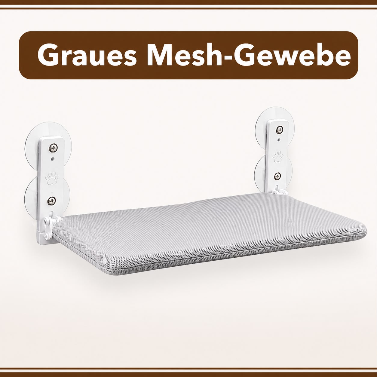 PawFlow Fenster-Katzenliege zum Klappen