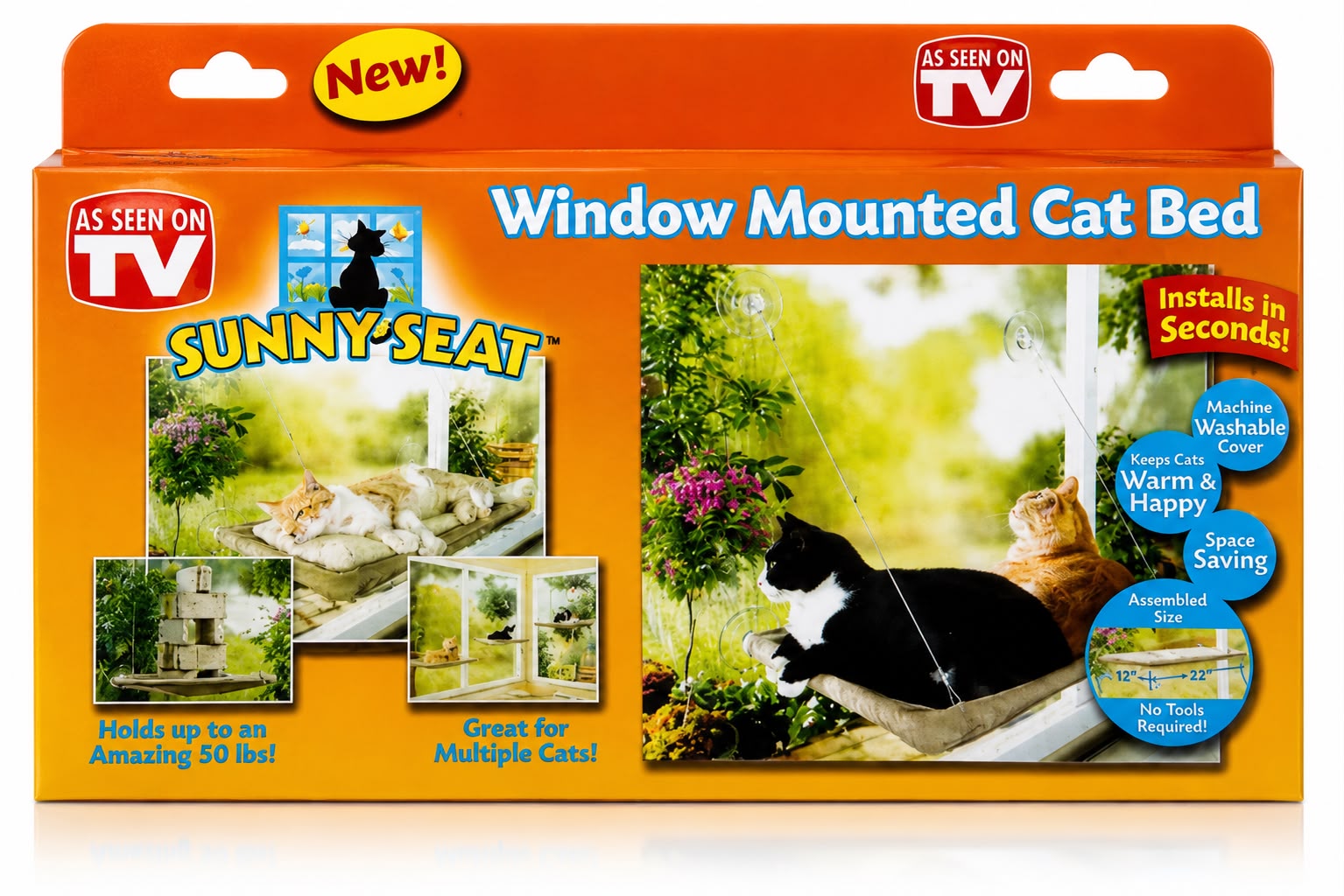PawFlow Panorama-Fensterbett für Katzen