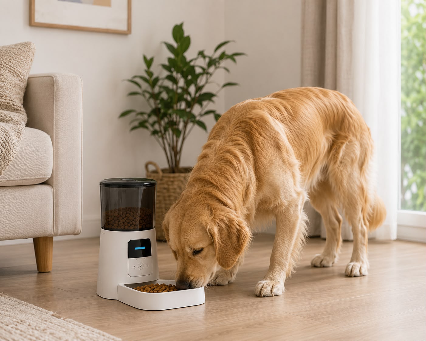 PawFlow SmartFeeder Pro – Automatischer Futterautomat 6 L