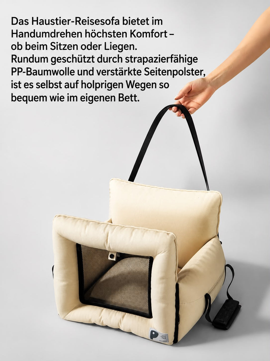 PawFlow Premium Auto-Haustiersitz