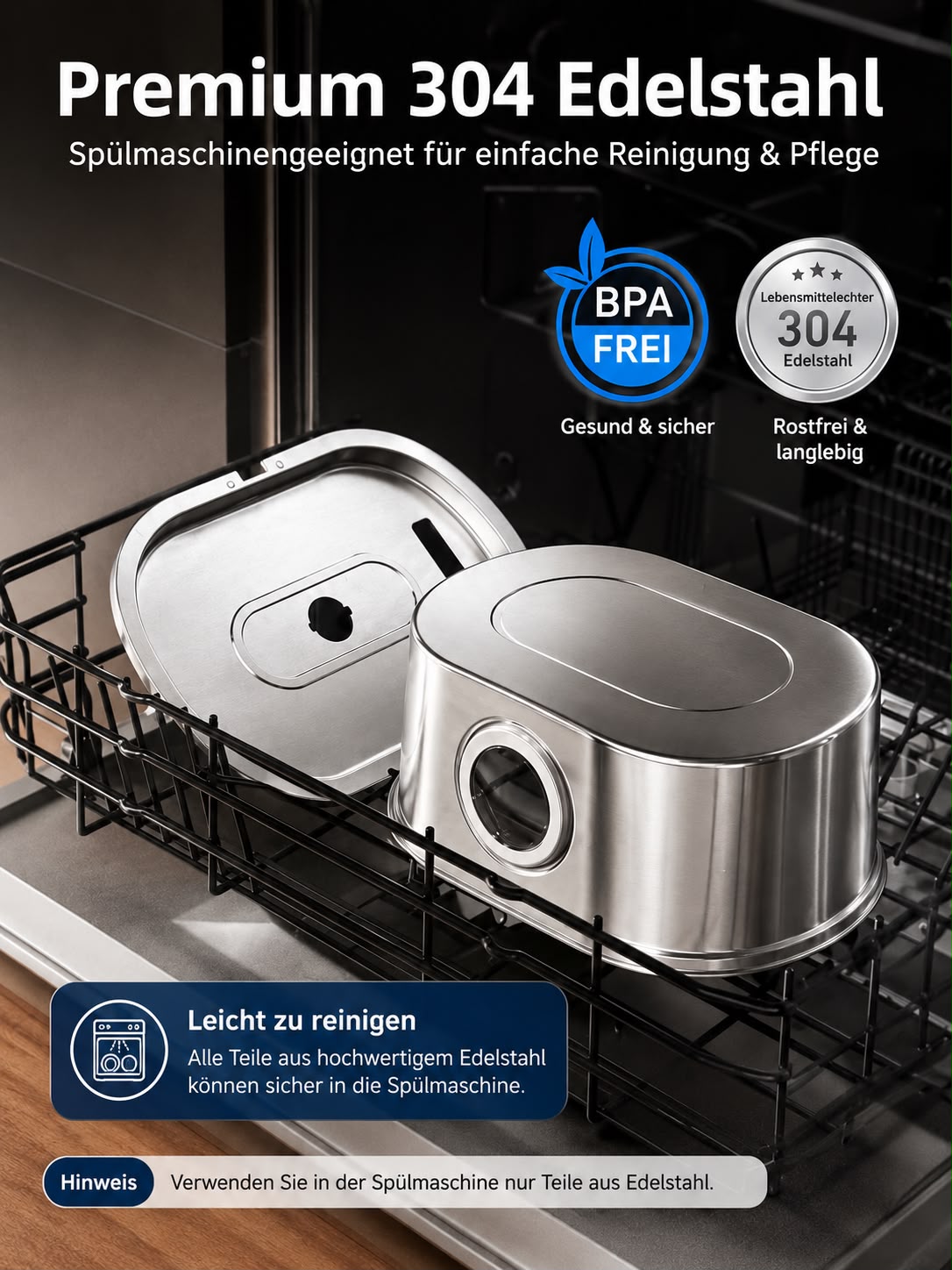 PawFlow™ Premium Edelstahl-Trinkbrunnen für Katzen & Hunde (3,2 L)
