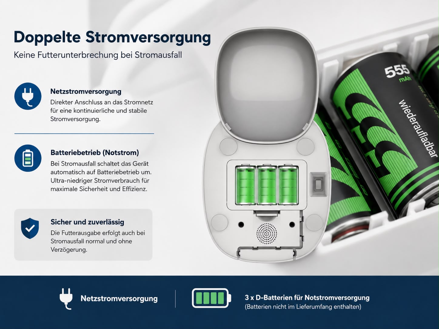 PawFlow SmartFeed – Automatischer Futterspender 6 L mit App-Steuerung