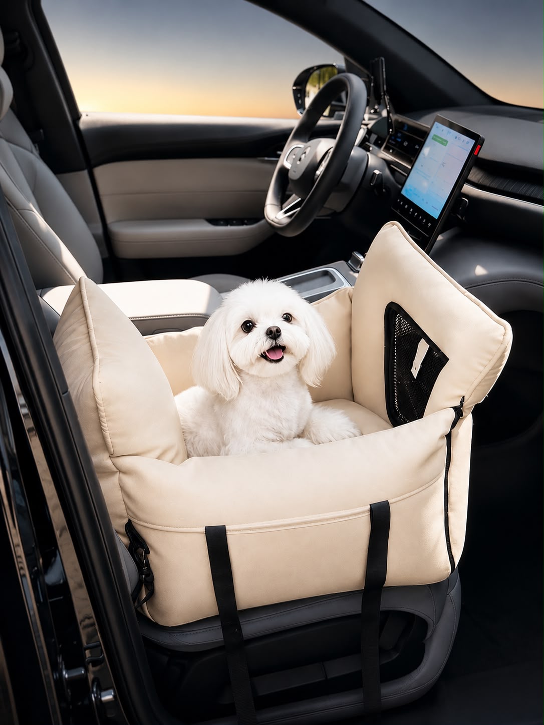 PawFlow Premium Auto-Haustiersitz