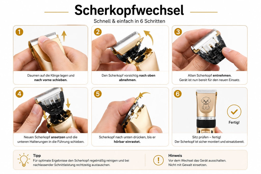 PawFlow Profi Haustier-Schermaschine – Präzise Fellpflege für Hunde & Katzen