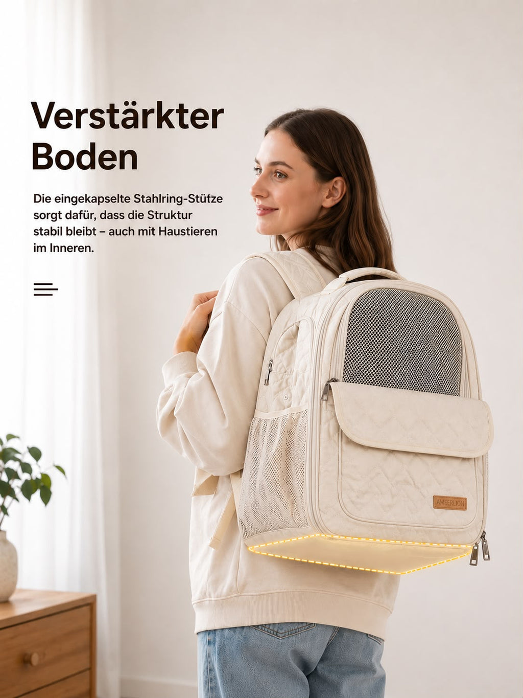 PawFlow Komfort-Rucksack – Atmungsaktiv & Komfortabel