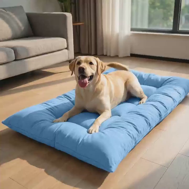 PawFlow™ Sommer-Liegematte für Hunde – weich, atmungsaktiv und angenehm an warmen Tagen